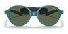 Vogue VJ2012 Sunglasses / Blue On Rubber Cream / Dark Grey (3N 9.3%) №297487 / Size 40