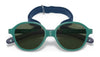Vogue VJ2012 Sunglasses / Blue On Rubber Cream / Dark Grey (3N 9.3%) №297487 / Size 40