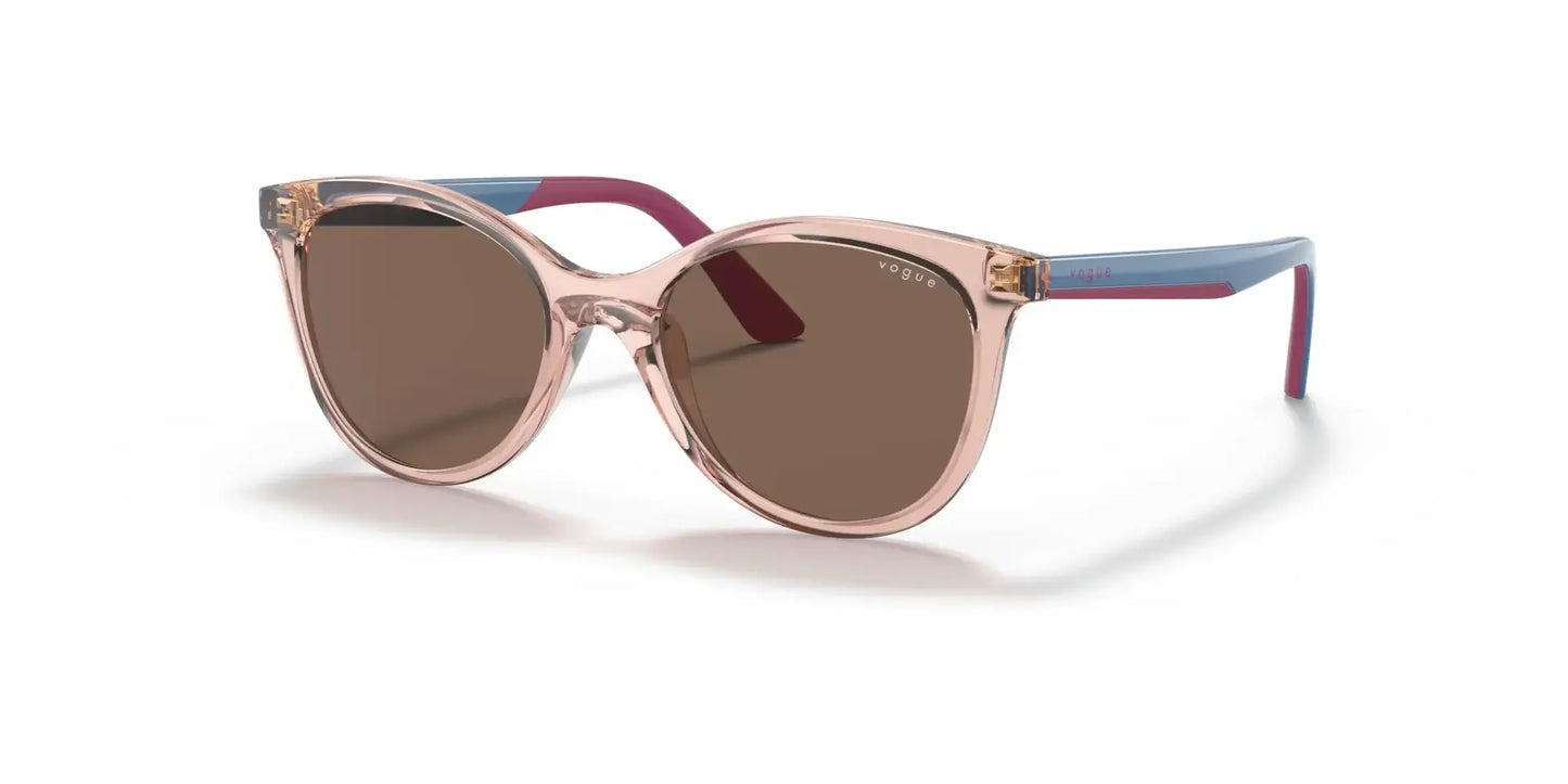 Vogue VJ2013 Sunglasses Transparent Pink / Dark Brown