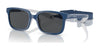 Vogue VJ2017 Sunglasses / Blue On Cream Rubber / Dark Grey (3N 9.3%) №297487 / Size 42