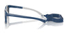 Vogue VJ2017 Sunglasses / Blue On Cream Rubber / Dark Grey (3N 9.3%) №297487 / Size 42