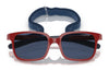 Vogue VJ2017 Sunglasses / Blue On Cream Rubber / Dark Grey (3N 9.3%) №297487 / Size 42