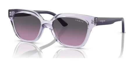 Vogue VJ2021 Sunglasses Transparent Violet / Light Violet Gradient Grey