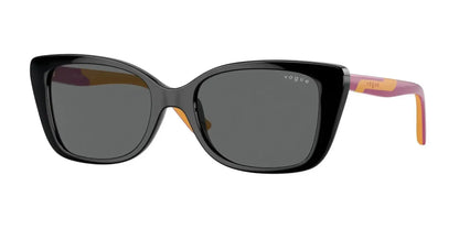 Vogue VJ2022 Sunglasses Black / Dark Grey