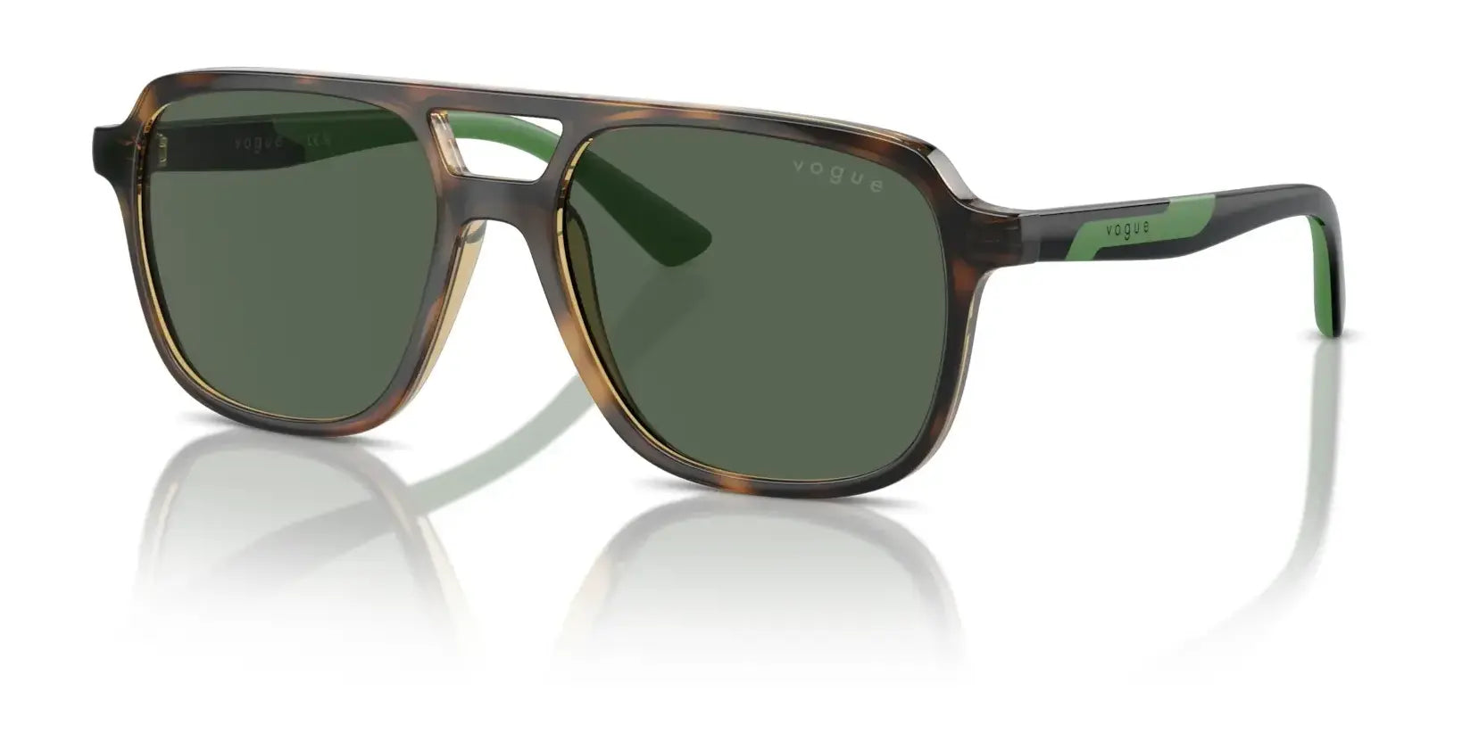 Vogue VJ2024 Sunglasses Total Dark Havana / Dark Green