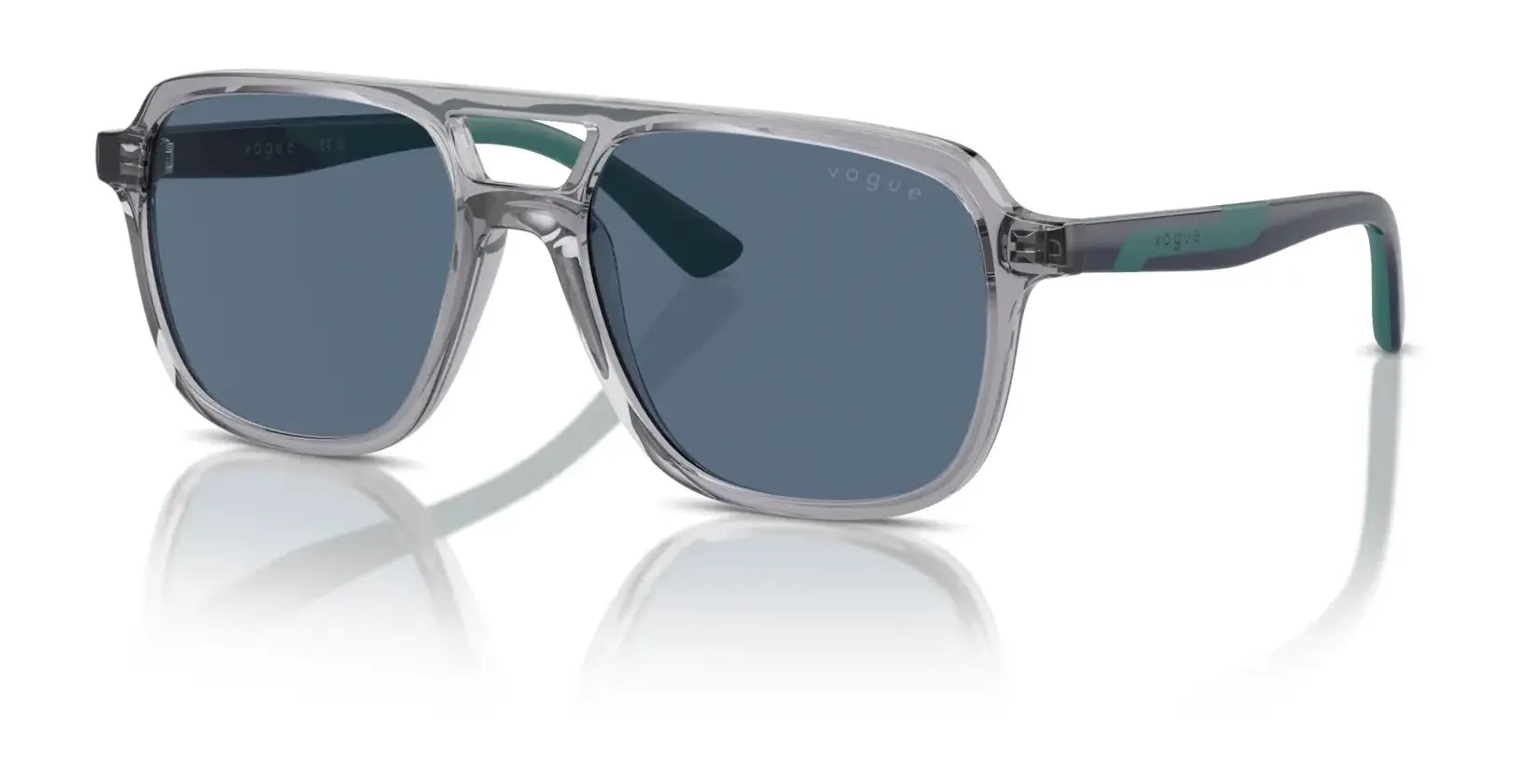Vogue VJ2024 Sunglasses Transparent Grey / Dark Blue
