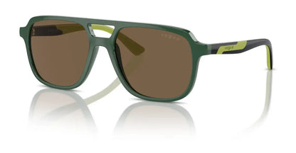 Vogue VJ2024 Sunglasses Dark Green / Dark Brown
