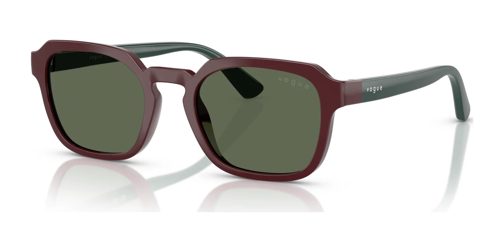 Vogue VJ2025 Sunglasses Full Bordeaux / Dark Green