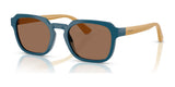 Vogue VJ2025 Sunglasses Full Blue / Dark Brown