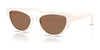 Vogue VJ2026 Sunglasses | Size 50 / Ivory / Dark Brown (3N 9%) №312473