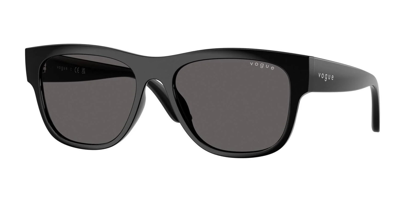 Vogue VJ2030 Sunglasses Black / Black Smoke
