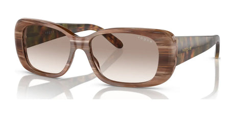 Vogue VO2606S Sunglasses Brown Horn / Clear Gradient Brown