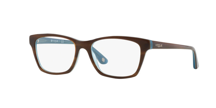 Vogue VO2714 Eyeglasses / Top Striped Brown / Azure №2014 / Size 52