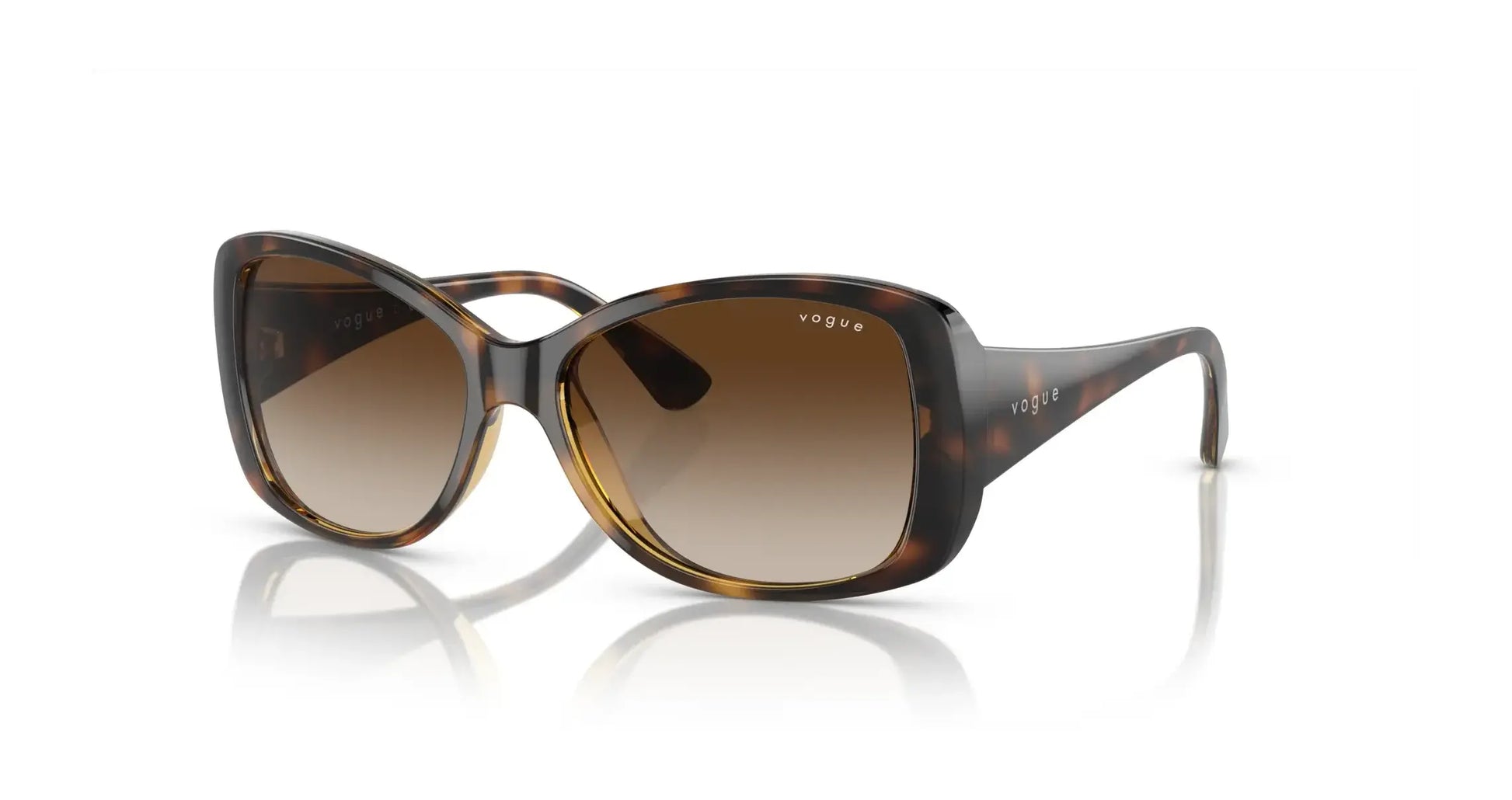 Vogue VO2843S Sunglasses Dark Havana / Brown Gradient