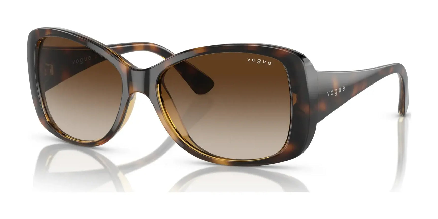 Vogue VO2843S Sunglasses Dark Havana / Brown Gradient