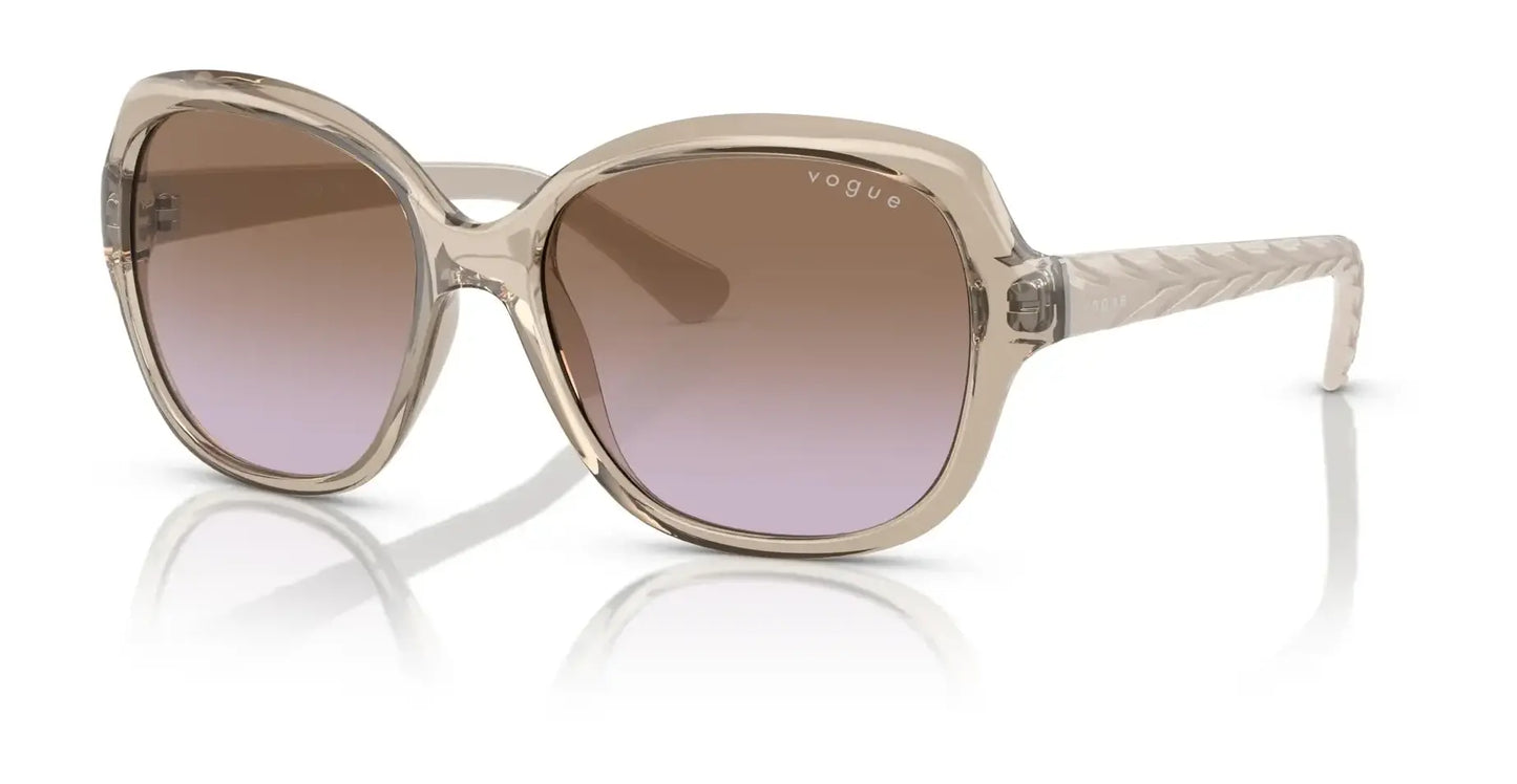 Vogue VO2871S Sunglasses Transparent Light Brown / Violet Gradient Brown