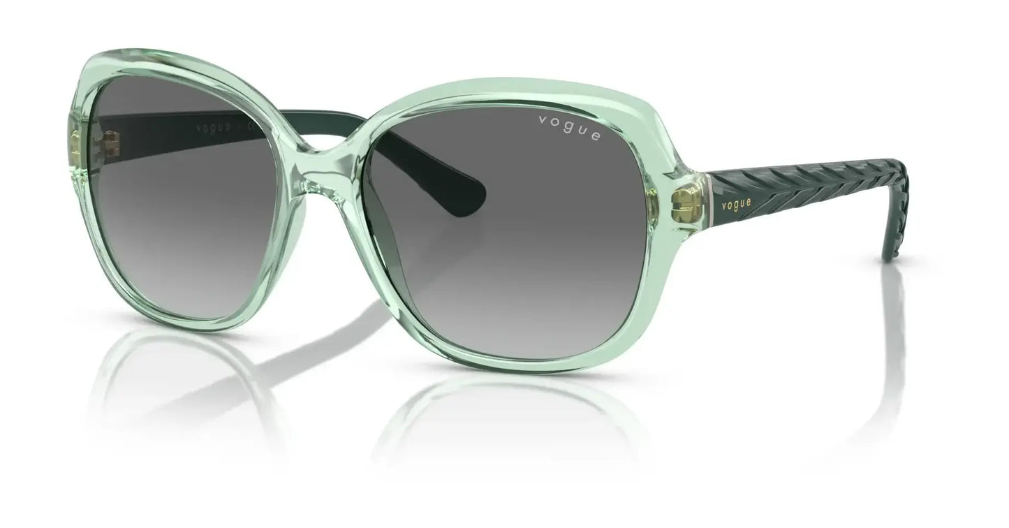 Vogue VO2871S Sunglasses Transparent Green / Gradient Grey
