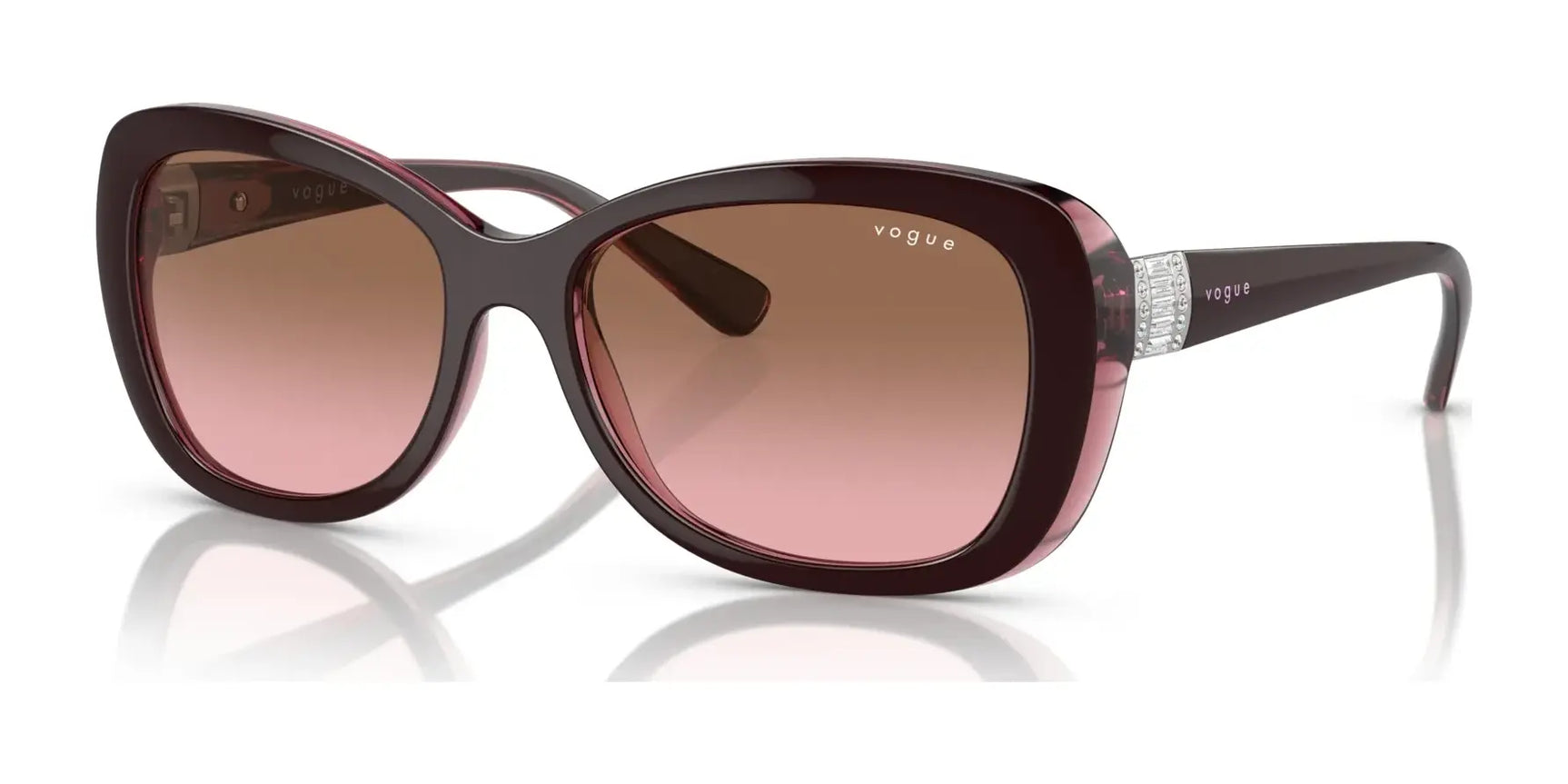 Vogue VO2943SB Sunglasses Top Brown / Opal Pink / Pink Gradient Brown