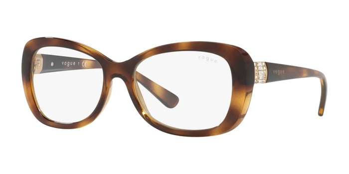Vogue VO2943SB Eyeglasses | Size 55 / Dark Havana №W6565X / Clear & Ar (0N 92%)