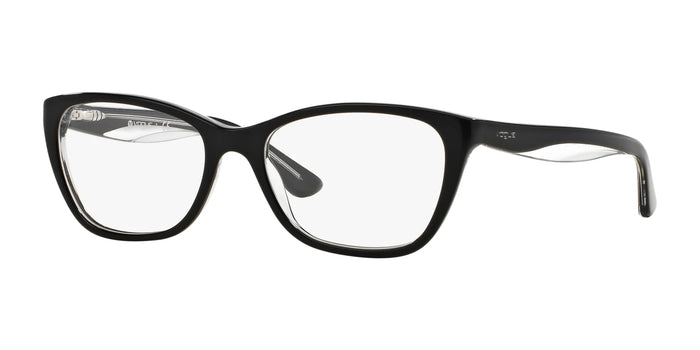 Vogue VO2961 Eyeglasses | Size 53 / Top Black / Transparent №W827