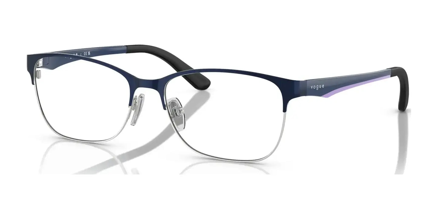 Vogue VO3940 Eyeglasses Top Brushed Blue / Silver