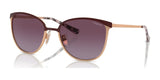 Vogue VO4002S Sunglasses Top Bordeaux / Rose Gold / Gradient Violet