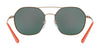 Vogue VO4022S Sunglasses | Size 55 / Matte Coral/Pink Gold №50224Z / Light Brown Mirror Dark Gold (3N 15.5%)