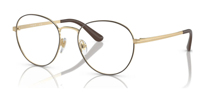 Vogue VO4024 Eyeglasses | Size 52 / Top Brown / Pale Gold №5021
