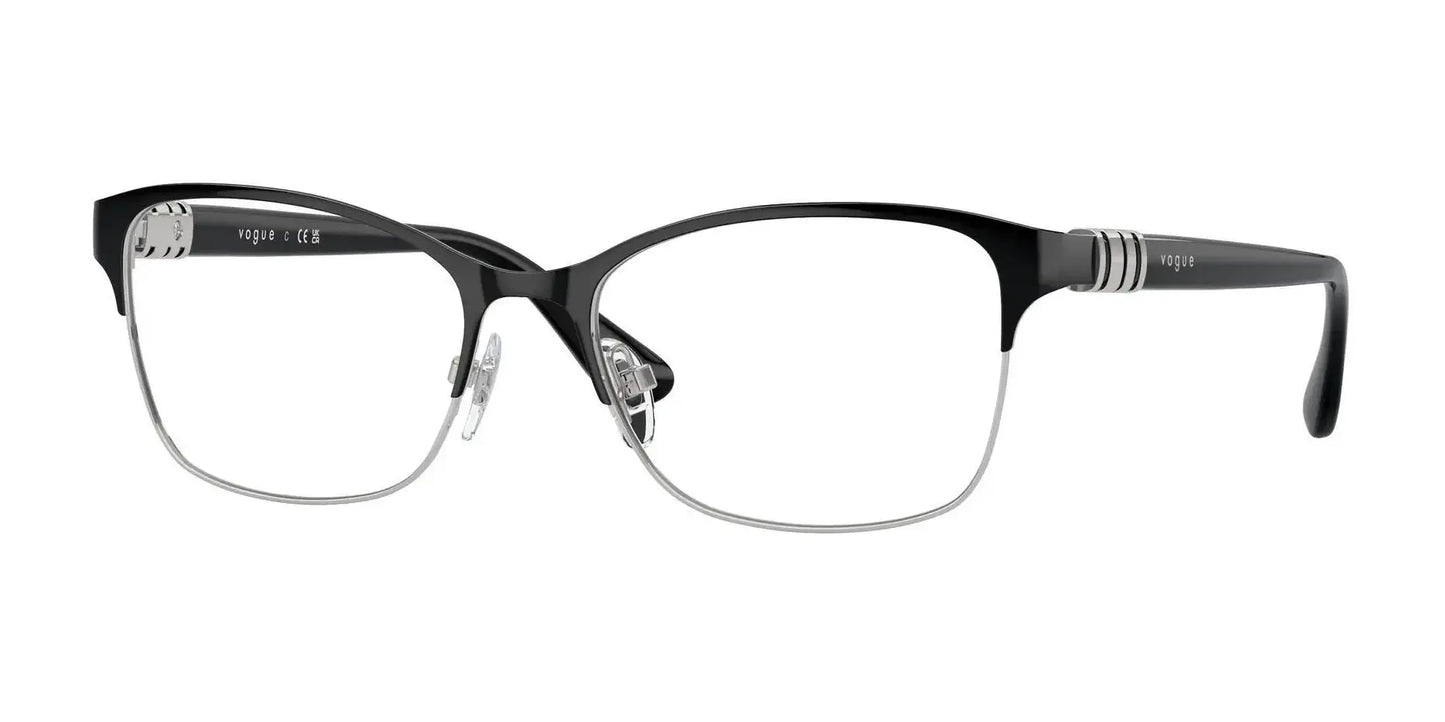 Vogue VO4050 Eyeglasses Top Black / Silver