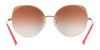 Vogue VO4081S Sunglasses | Size 55 / Rose Gold №50756F / Gradient Pink Mirror Pink (2N 28.9%)