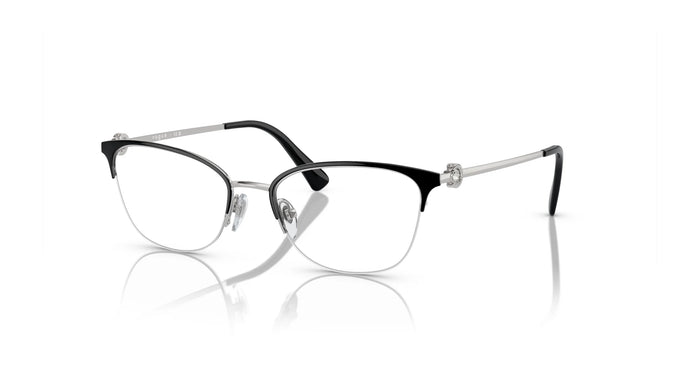 Vogue VO4095B Eyeglasses | Size 53 / Top Black / Silver №352