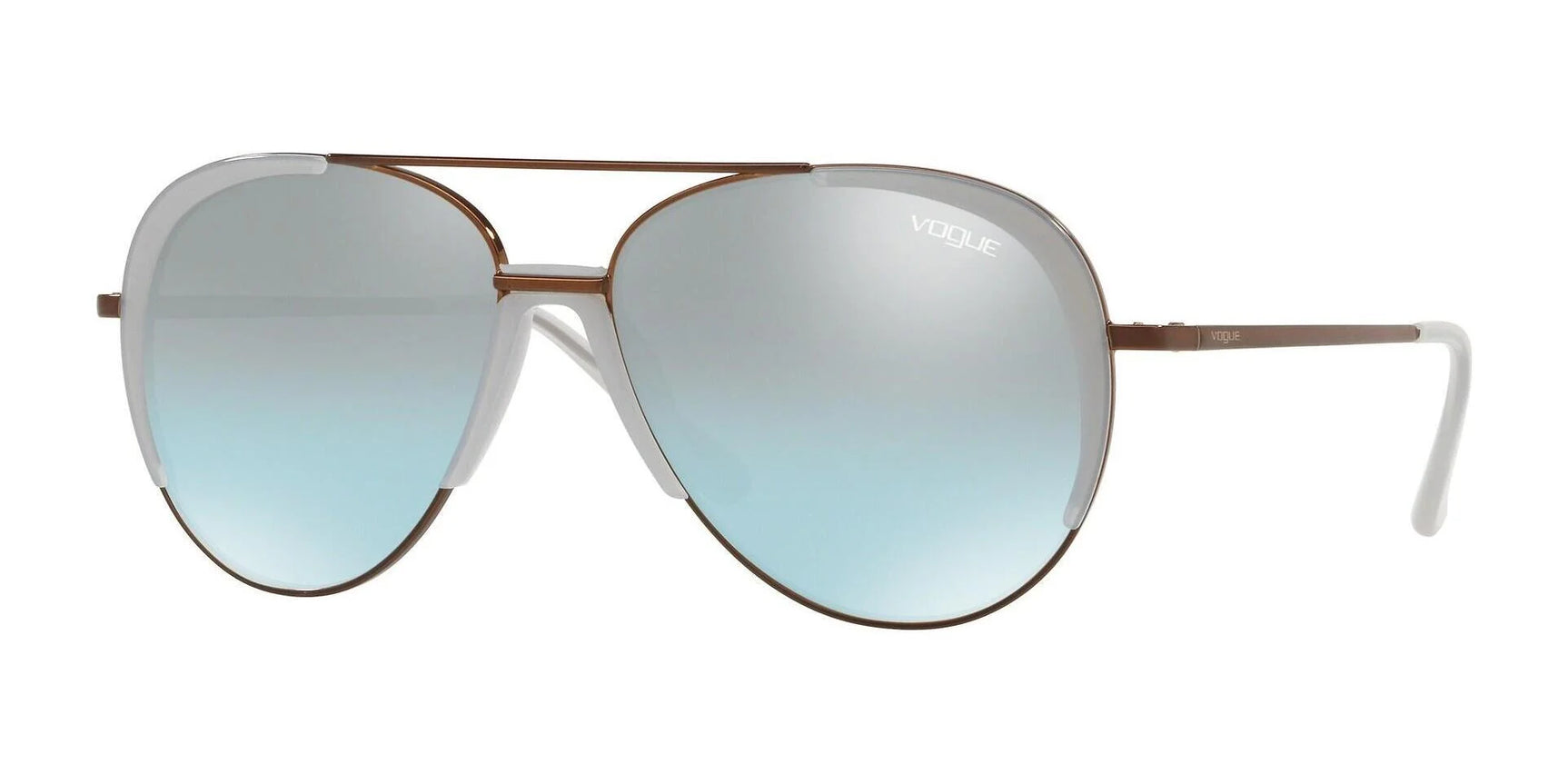 Vogue VO4097S Sunglasses Copper / Azure Gradient Mirror Black