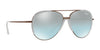 Vogue VO4097S Sunglasses | Size 58 / Copper №50747C / Azure Gradient Mirror Black (1N 56.1%)