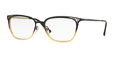 Vogue VO4103 Eyeglasses Top Black Gradient On Gold