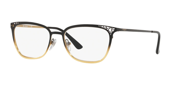 Vogue VO4103 Eyeglasses / Top Black Gradient On Gold №352 / Size 50