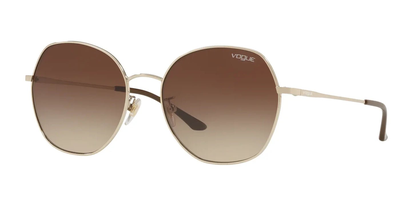 Vogue VO4115SD Sunglasses Pale Gold / Brown Gradient