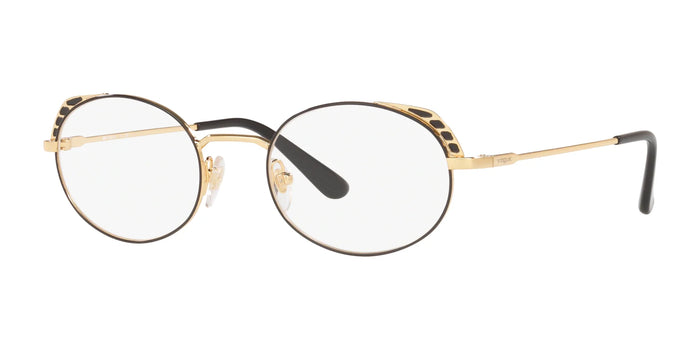 Vogue VO4132 Eyeglasses | Size 48 / Top Black / Gold №280