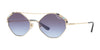 Vogue VO4134S Sunglasses | Size 53 / Pale Gold №848/4Q / Light Violet Grad Dark Grey (2N 22.9%)