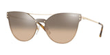 Vogue VO4135S Sunglasses Pale Gold / Brown Mirror Gradient Silver