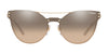Vogue VO4135S Sunglasses | Size 141 / Pale Gold №848/3D / Brown Mirror Gradient Silver (2N 35%)