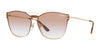 Vogue VO4136S Sunglasses / Pale Gold №848/13 / Clear Gradient Brown (1N 48.6%)