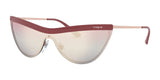 Vogue VO4148S Sunglasses Top Red / Rose Gold / Light Blue / Violet Mirror Gold