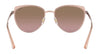 Vogue VO4151S Sunglasses | Size 53 / Top Rose Gold/Matte Pink White №507514 / Pink Gradient Brown (2N 21.4%)