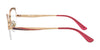 Vogue VO4153 Eyeglasses | Size 51 / Top Matte Bordeaux/Rose Gold №5075