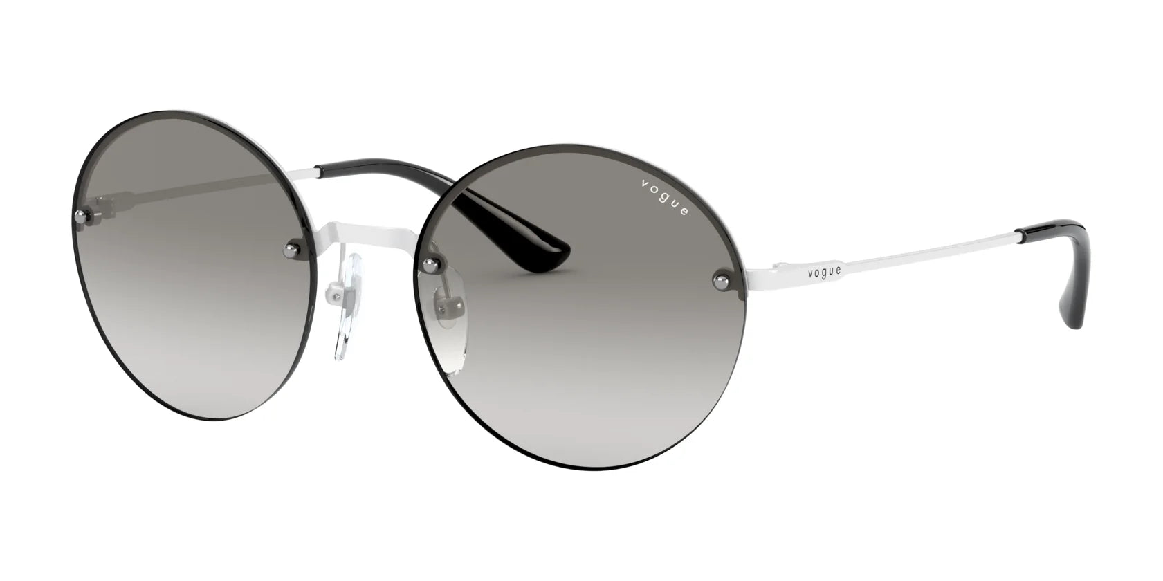 Vogue VO4157S Sunglasses White / Grey Gradient