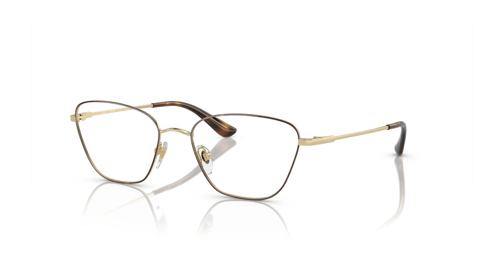 Vogue VO4163 Eyeglasses Top Havana / Pale Gold