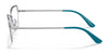 Vogue VO4185 Eyeglasses | Size 50 / Brushed Light Blue/Silver №5139