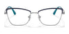 Vogue VO4185 Eyeglasses | Size 50 / Brushed Light Blue/Silver №5139