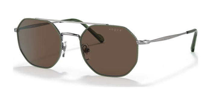 Vogue VO4193S Sunglasses | Size 51 / Top Green / Gunmetal №548/73 / Dark Brown (3N 9%)