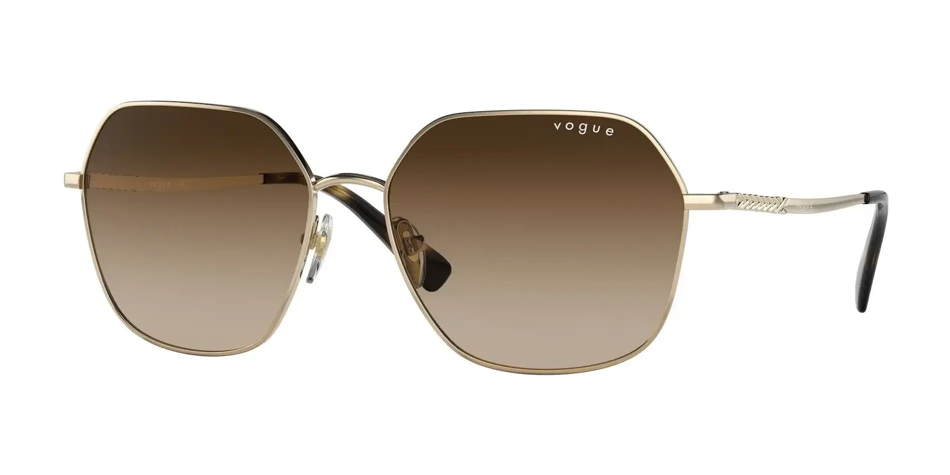 Vogue VO4198S Sunglasses Pale Gold / Brown Gradient